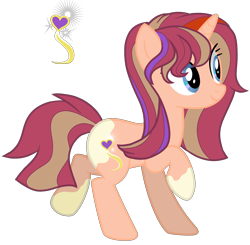 Size: 3338x3272 | Tagged: safe, artist:lilyroseoffantasy, oc, oc only, oc:wayfinder, pony, unicorn, female, mare, offspring, parent:starlight glimmer, parent:sunburst, parents:starburst, simple background, solo, transparent background