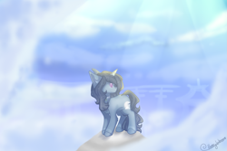 Size: 2413x1613 | Tagged: safe, artist:honeybbear, oc, oc:moonheart, unicorn, cloud, female, mare, simple background, solo, transparent background