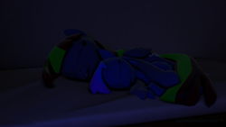 Size: 1024x576 | Tagged: safe, artist:scintillare corridor, oc, oc only, oc:hellcat dodge, oc:hemi dodge, pegasus, pony, 3d, bed, cuddling, dark, female, mother and child, mother and daughter, night, parent and child, sleeping, sleeping together, snuggling, source filmmaker