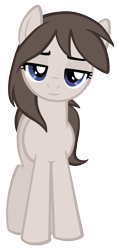 Size: 964x2044 | Tagged: safe, artist:petraea, oc, oc only, earth pony, pony, female, mare, simple background, solo, transparent background, vector