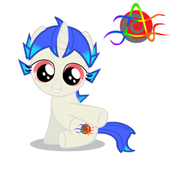 Size: 1024x1024 | Tagged: safe, artist:water-kirby, oc, oc only, oc:blissful trance, pony, female, filly, simple background, solo, transparent background