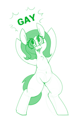 Size: 2296x3736 | Tagged: safe, artist:quarantinedchaoz, oc, oc:emerald jewel, earth pony, pony, child, colt, colt quest, cute, femboy, foal, hair over one eye, male, monochrome, solo, standing
