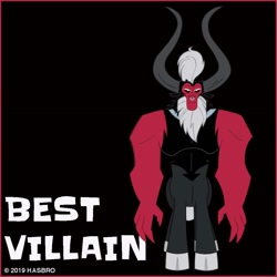 Size: 1080x1080 | Tagged: safe, part of a series, part of a set, lord tirek, centaur, best villain, black background, cloven hooves, male, nose piercing, nose ring, official, piercing, simple background, solo