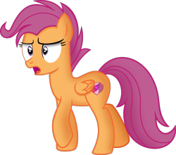 Size: 4539x4000 | Tagged: safe, artist:steyrrdash, scootaloo, pegasus, pony, growing up is hard to do, absurd resolution, female, mare, older, older scootaloo, open mouth, simple background, solo, transparent background, vector