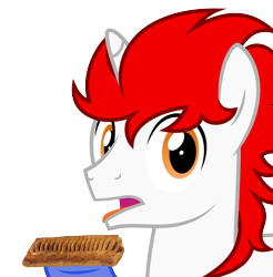 Size: 4690x4772 | Tagged: safe, artist:blue-vector, oc, oc:stroop, oc:stroopwafeltje, oc:waffles, pony, unicorn, broniesnl, dutch, frikandelbroodje, simple background, solo, transparent background, vector