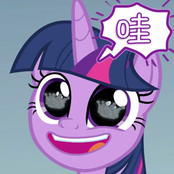 Size: 557x557 | Tagged: safe, twilight sparkle, twilight sparkle (alicorn), alicorn, pony, sparkle's seven, china, chinese, crown, eye reflection, faic, forever, hard-won helm of the sibling supreme, jewelry, official, reflection, regalia, solo