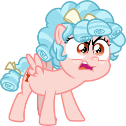 Size: 3008x3000 | Tagged: safe, artist:cloudyglow, artist:sinkbon, cozy glow, pegasus, pony, frenemies (episode), .ai available, angry, cozy glow is best facemaker, cozy glow is not amused, female, filly, foal, freckles, high res, open mouth, simple background, solo, transparent background, vector