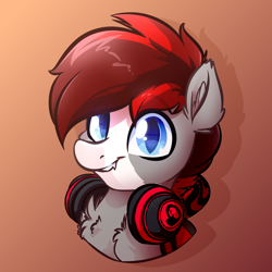 Size: 4000x4000 | Tagged: safe, artist:witchtaunter, oc, oc only, bat pony, pony, bust, commission, portrait