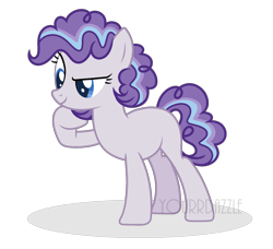 Size: 1024x934 | Tagged: safe, artist:yourrdazzle, oc, oc:blueberry blowout bash, earth pony, pony, base used, female, mare, offspring, parent:party favor, parent:pinkie pie, parents:partypie, simple background, solo, transparent background