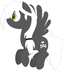 Size: 1803x2030 | Tagged: safe, artist:zacatron94, oc, oc:captain white, pegasus, pony, female, lineless, mare, simple background, solo, transparent background