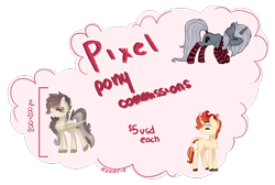 Size: 754x507 | Tagged: safe, artist:ezzerie, derpibooru import, pony, commission info, pixel art