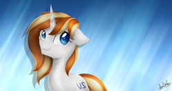 Size: 4096x2160 | Tagged: safe, artist:aselita selter, oc, oc only, oc:lily script, pony, unicorn, bust, portrait