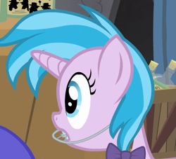 Size: 559x507 | Tagged: safe, screencap, air way, sea swirl, seafoam, pony, leap of faith, braces, cropped, offscreen character, solo focus