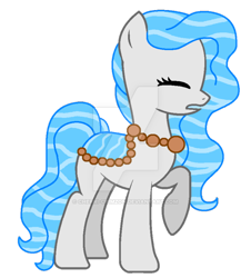 Size: 600x665 | Tagged: safe, artist:cherri-crimzon, oc, original species, pond pony, pony, deviantart watermark, female, mare, obtrusive watermark, simple background, solo, transparent background, watermark