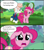 Size: 484x552 | Tagged: safe, derpibooru import, edit, edited screencap, screencap, pinkie pie, svengallop, earth pony, pony, the mane attraction, apple tree, comic, crying, floppy ears, food, oats, op is a cuck, op is trying to start shit, sad, ship sinking, svenpie, tree