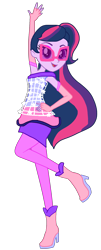 Size: 732x1820 | Tagged: safe, artist:gihhbloonde, artist:gouhlsrule, sci-twi, twilight sparkle, equestria girls, alternate hairstyle, barely eqg related, base used, boots, clothes, cosmix, crossover, fairy, fingerless gloves, glasses, gloves, high heel boots, high heels, leggings, rainbow s.r.l, shoes, winx club