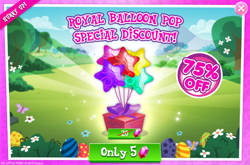 Size: 1040x687 | Tagged: safe, pony, advertisement, balloon pop, gameloft, official