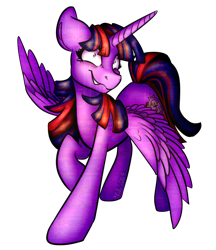 Size: 950x1100 | Tagged: safe, artist:kateponylover, twilight sparkle, twilight sparkle (alicorn), alicorn, pony, brutalight sparcake, crazy face, faic