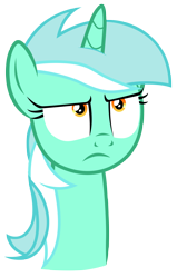 Size: 7300x11500 | Tagged: safe, artist:tardifice, lyra heartstrings, pony, absurd resolution, simple background, solo, transparent background, unamused, vector