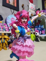 Size: 3072x4096 | Tagged: safe, pinkie pie, human, pony, equestria girls, humanized, irl, kotobukiya, kotobukiya pinkie pie, merchandise, photo