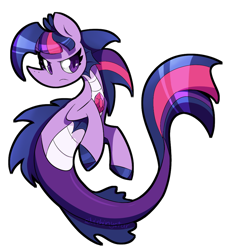 Size: 800x857 | Tagged: safe, artist:pegasisters82, twilight sparkle, siren, frown, simple background, sirenified, solo, species swap, transparent background