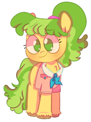 Size: 500x669 | Tagged: safe, artist:pinkiespresent, chickadee, ms. peachbottom, earth pony, pony, games ponies play, chest fluff, cute, female, mare, no pupils, peachabetes, simple background, solo, transparent background, unshorn fetlocks