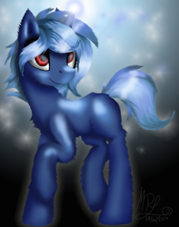 Size: 1522x1934 | Tagged: safe, artist:lunarmoonponi, oc, oc:eclarix, pony, unicorn, eye, eyes, light, light skin, solo, sparkles