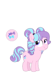 Size: 1536x2048 | Tagged: safe, artist:sandwichbuns, oc, oc only, oc:baby pink, earth pony, pony, cutie mark, female, filly, magical lesbian spawn, offspring, parent:diamond tiara, parent:silver spoon, parents:silvertiara, simple background, solo, transparent background