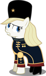 Size: 4575x7545 | Tagged: safe, artist:atomicmillennial, oc, oc:ivana, pony, absurd resolution, age of empires iii, cossack, simple background, solo, transparent background, vector