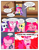 Size: 612x792 | Tagged: safe, artist:newbiespud, derpibooru import, edit, edited screencap, screencap, fluttershy, pinkie pie, rarity, twilight sparkle, unicorn twilight, earth pony, pegasus, pony, unicorn, comic:friendship is dragons, the last roundup, alternate eye color, angry, betrayal, cherry, comic, dialogue, eyes closed, female, food, lip bite, mare, puffy cheeks, raised hoof, screencap comic, smiling, steam, worried