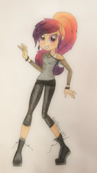 Size: 2240x3968 | Tagged: safe, artist:alienpauline483, derpibooru exclusive, oc, oc:black dawn, equestria girls, solo