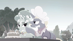 Size: 1920x1080 | Tagged: safe, screencap, pony, unicorn, rainbow roadtrip, female, food, frosting, male, mare, mr. hoofington, mrs. hoofington, stallion, whipped cream