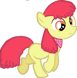 Size: 479x481 | Tagged: safe, edit, apple bloom, applebuck, pony, derp, rule 63, solo, vector, vector edit