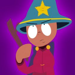 Size: 250x250 | Tagged: safe, artist:togekisspika35, oc, oc only, pony, hat, south park, south park: the stick of truth, wizard, wizard hat