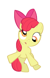 Size: 7000x10862 | Tagged: safe, artist:tardifice, apple bloom, pony, cute, derp, dizzy, female, filly, silly, silly pony, solo, vector, wobbling