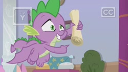 Size: 1280x720 | Tagged: safe, screencap, spike, dragon, sparkle's seven, winged spike