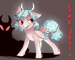 Size: 2480x1984 | Tagged: safe, artist:ch0c0butt, cozy glow, pegasus, pony, evil, female, filly, solo