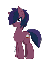 Size: 598x677 | Tagged: safe, artist:flylash6009, oc, oc:sour check, earth pony, pony