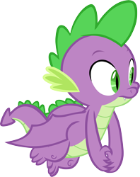 Size: 2726x3450 | Tagged: safe, artist:memnoch, spike, dragon, claws, simple background, solo, tail, toes, transparent background, vector, winged spike