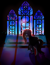 Size: 2000x2615 | Tagged: safe, artist:aquagalaxy, oc, oc only, pony, shadow, solo, window