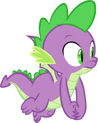 Size: 2726x3450 | Tagged: safe, artist:memnoch, spike, dragon, claws, male, simple background, solo, tail, toes, transparent background, vector, winged spike