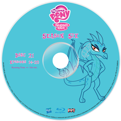 Size: 2342x2339 | Tagged: safe, artist:pixelgrip94, princess ember, season 6, blu-ray, fake, fake blu-ray set, simple background, transparent background