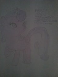 Size: 1944x2592 | Tagged: safe, artist:jaredking179, oc, oc only, oc:fuchsia hearts, pony, unicorn, female, mare, traditional art