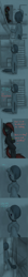 Size: 1280x12327 | Tagged: safe, artist:lonelycross, marble pie, oc, oc:thunder smash, pegasus, pony, ask lonely inky, bipedal, blushing, choker, comic, dialogue, door, following, leaning back, lonely inky, question, staircase, stairs, talking, tumblr