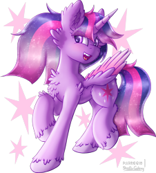 Size: 2080x2300 | Tagged: safe, artist:shad0w-galaxy, twilight sparkle, twilight sparkle (alicorn), alicorn, pony, blushing, cheek fluff, chest fluff, cute, ear fluff, ethereal mane, female, fluffy, hoof fluff, mare, patreon, patreon logo, simple background, smiling, solo, transparent background, twiabetes, wing fluff