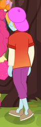 Size: 162x503 | Tagged: safe, screencap, better together, equestria girls, five lines you need to stand in, background human, backwards ballcap, baseball cap, cap, clothes, cropped, fry lilac, hat, male, no socks, pants