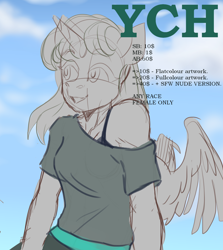 Size: 2500x2800 | Tagged: safe, artist:tigra0118, anthro, any race, bra, bra strap, clothes, commission, female, link in description, looking at something, my little pony, paypal, solo, underwear, your character here