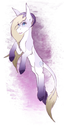 Size: 1183x2336 | Tagged: safe, artist:fluxittu, oc, oc:flux, earth pony, pony, female, horns, mare, solo