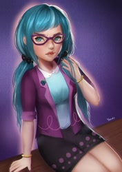 Size: 1280x1811 | Tagged: safe, artist:yaantii, juniper montage, human, equestria girls, spoiler:eqg specials, human coloration, humanized, solo, speedpaint, traditional art