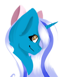 Size: 512x512 | Tagged: safe, artist:kyxekitty, oc, oc:fleurbelle, alicorn, pony, alicorn oc, bow, female, golden eyes, hair bow, looking at you, mare, smiling
